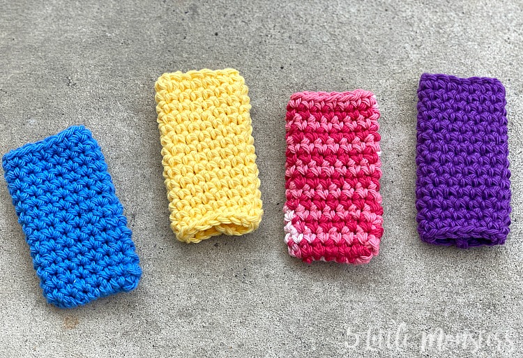 5 Little Monsters: Crocheted Freezer Pop Holders- 2 Styles