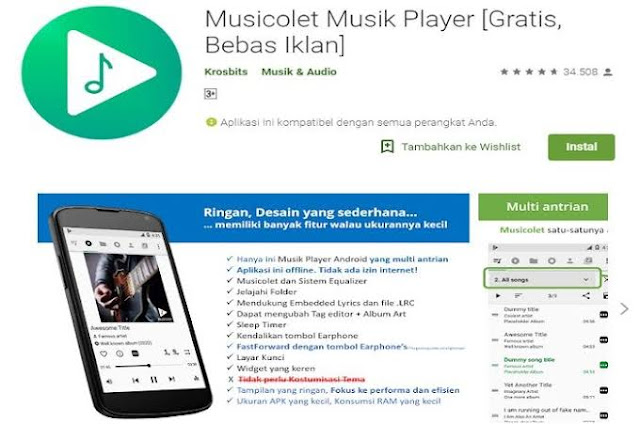 Download Musicolet Music Player Premium Version