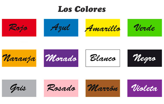 The Colors in Spanish