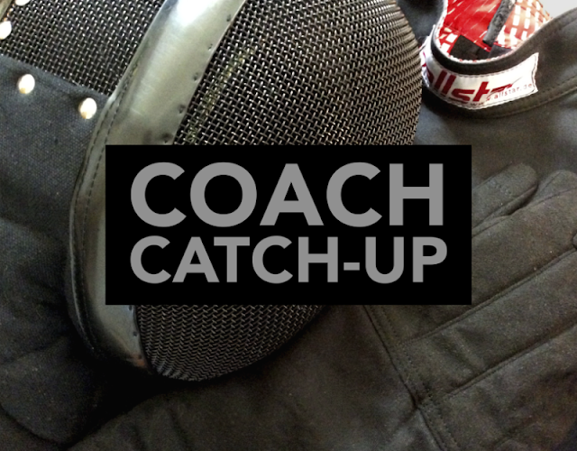 Close up image of a black coaching jacket, black coaching mask and two black coaching gloves. In the middle of the image is a black box with ‘coach catch-up’ over it in two lines in light black (ok, grey, but basically it’s all pretty black!). Hey so there’s a black dog walking down the middle of the road in a town in whihc everything is painted black and in which all the lights are off. A car comes barrelling down the middle of the road but sees the dog in time to avoid it. How can this be? Over to you…