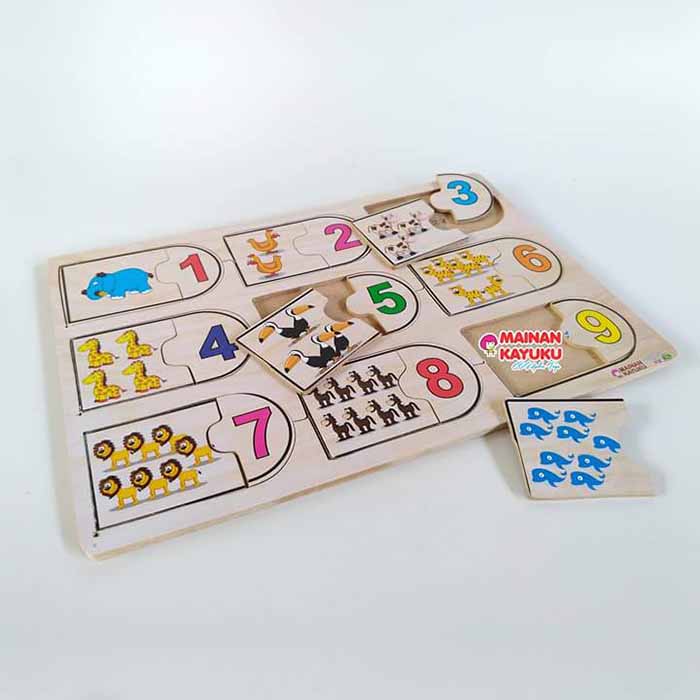 Puzzle Hitung Hewan