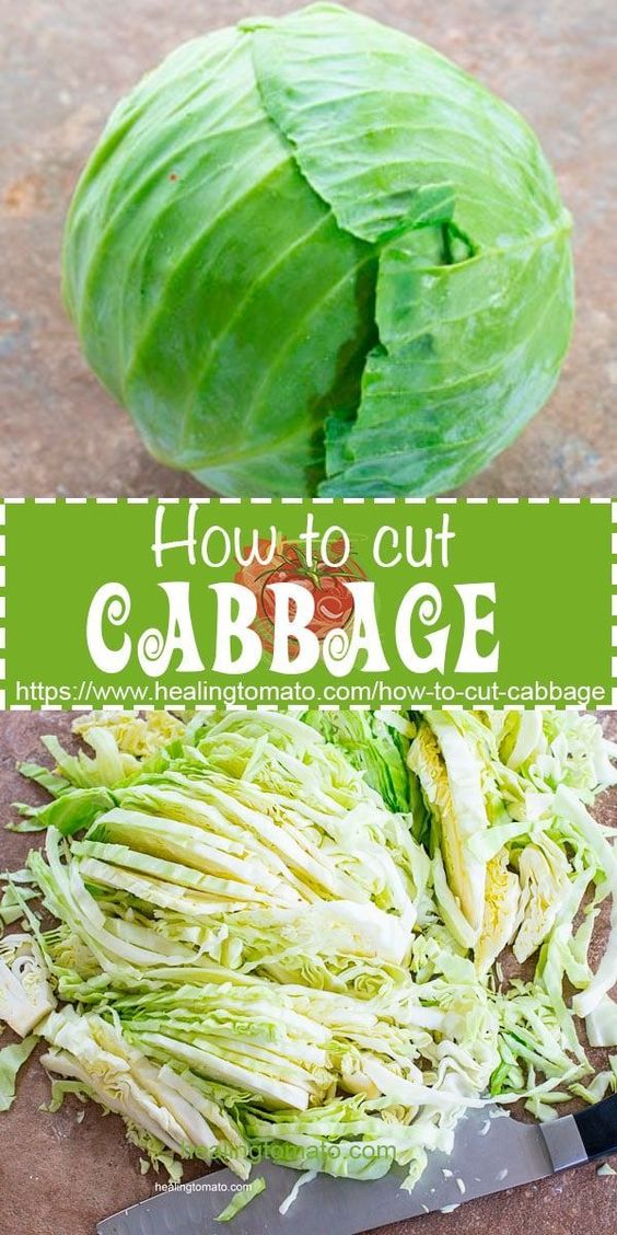 HOW TO CUT CABBAGE (WITH STEP BY STEP IMAGES) My Favorite Recipe
