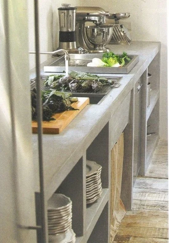 meja dapur cor dengan beton ekspos gambar inspiratif meja dapur cor dengan beton ekspos