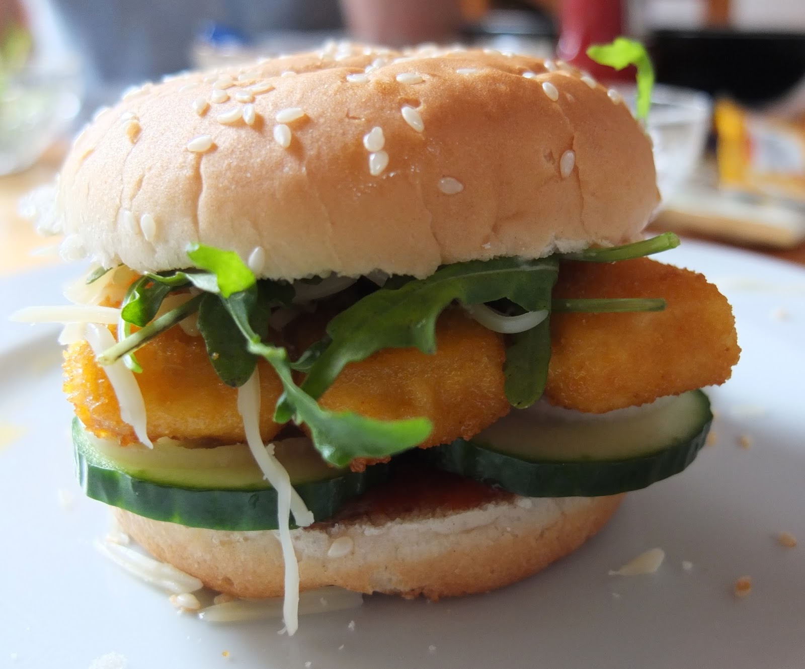 Fischstäbchen-Burger