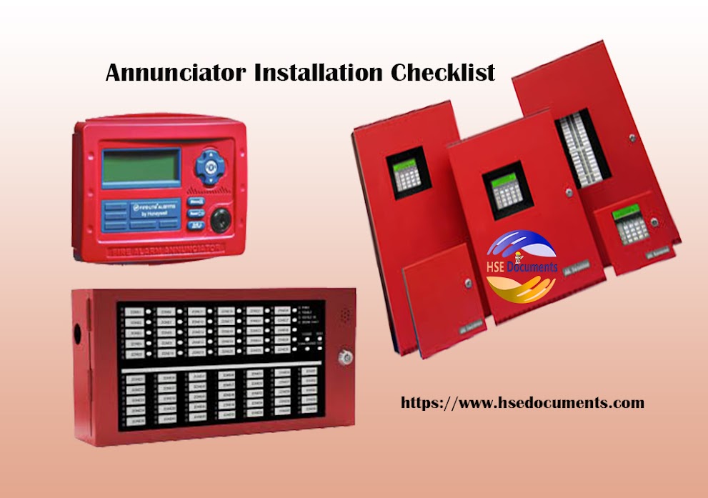 Annunciator Installation Checklist 