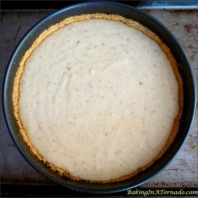 Nothing says summer like berries, and they’re bursting with fresh flavor on Cinnamon Cheesecake with Mixed Berries. | Recipe developed by www.BakingInATornado.com | #recipe #bake