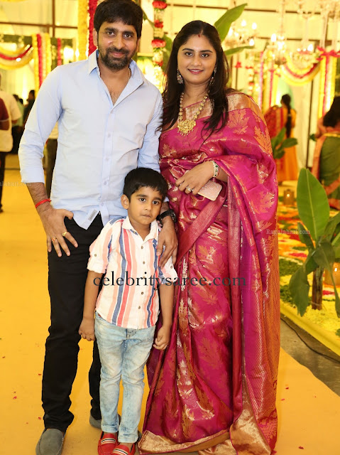 Gopichand Malineni Wife Silk Saree