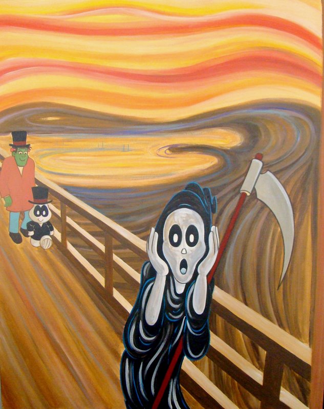 Картина дали крик