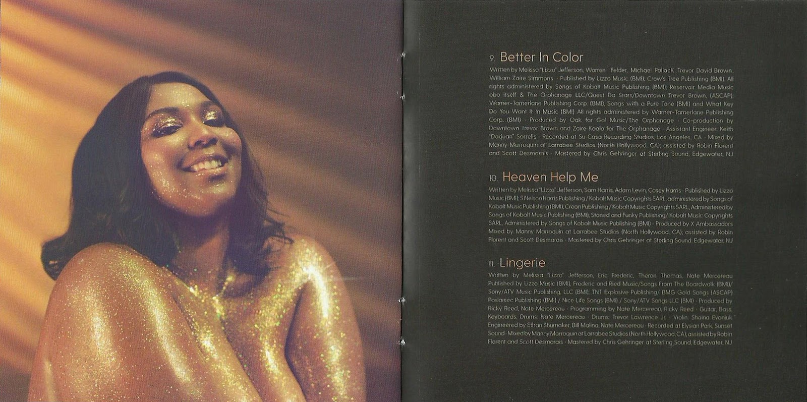 Encarte Lizzo Cuz I Love You (Deluxe Edition) Encartes Pop