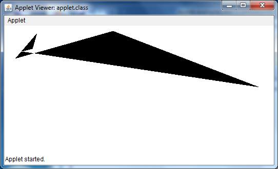 Fill polygon using Applet
