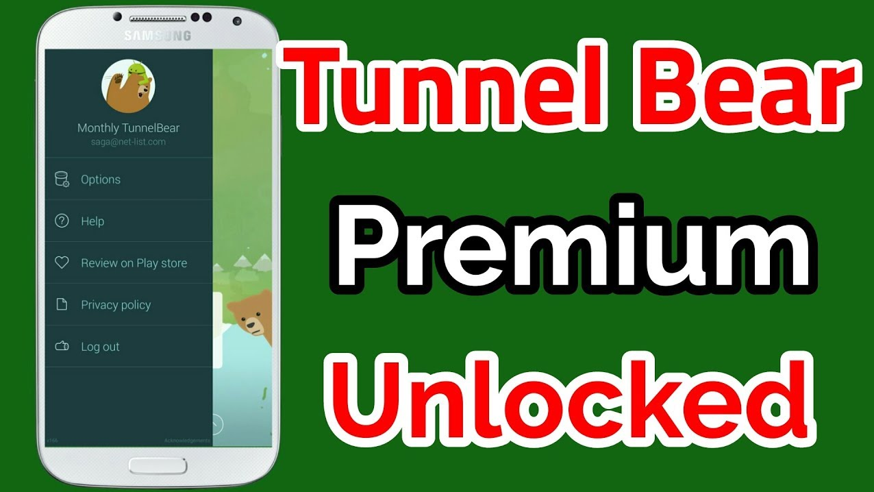 TunnelBear Mod Apk (v168) Premium Unlocked   No Ads