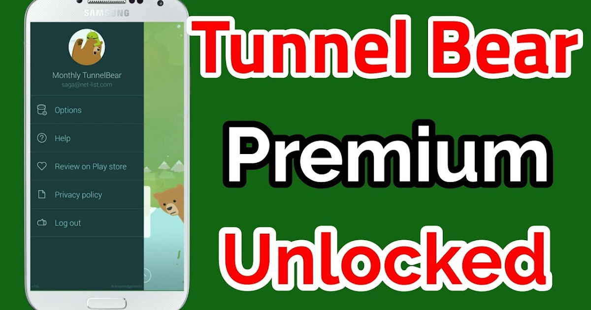 TunnelBear Mod Apk (v168) Premium Unlocked + No Ads