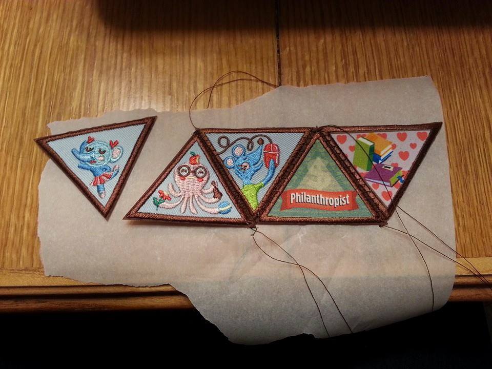 What needle/thread do I need to sew vintage patches through thick