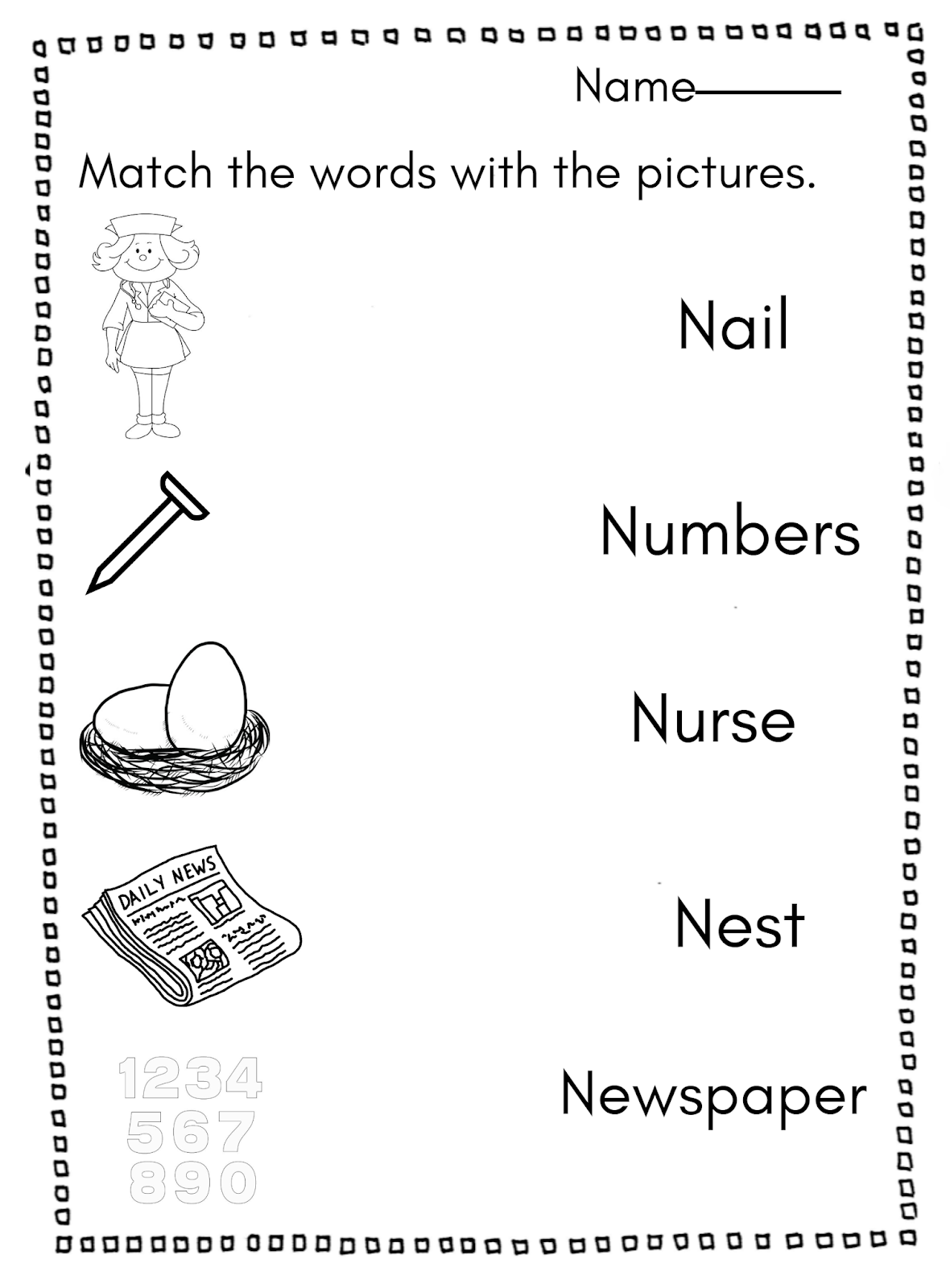 أفضل تدريبات على الحروف الانجليزية للاطفال حرف n