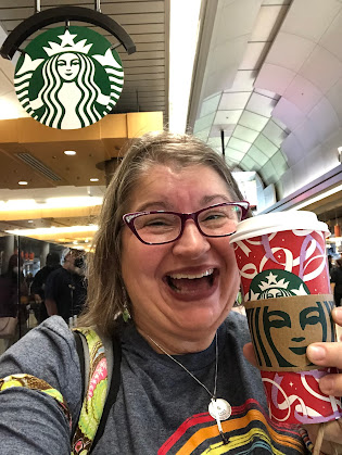 2021, Starbucks, Pumpkin Pie Chai, Chicago O'hare Airport IL