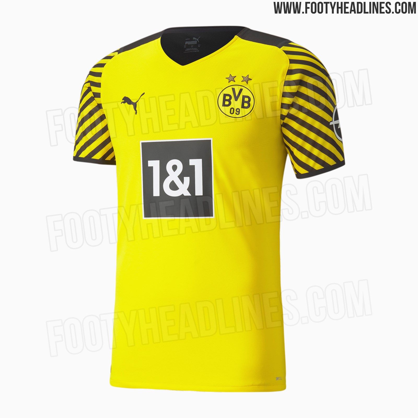 Borussia Dortmund 2021/22 PUMA Home Kit - FOOTBALL FASHION