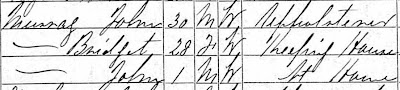 1870 Census record John Murray