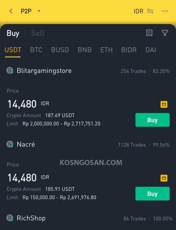 cara deposit di binance deposit binance p2p