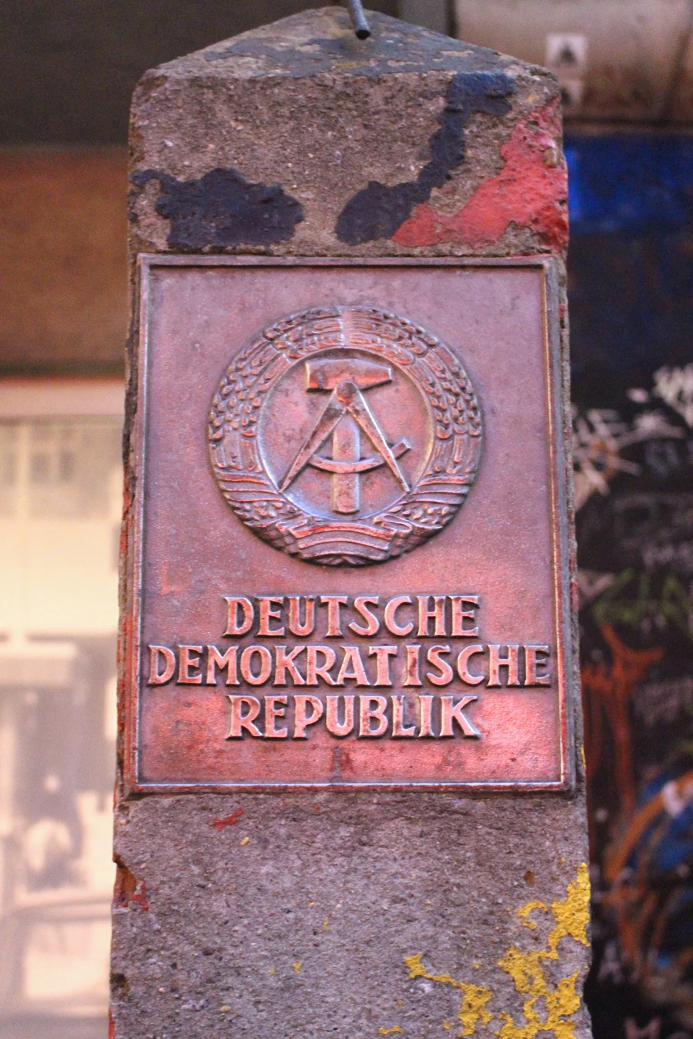 Deutsche Demokratische Republik sign in Berlin - travel & lifestyle blog