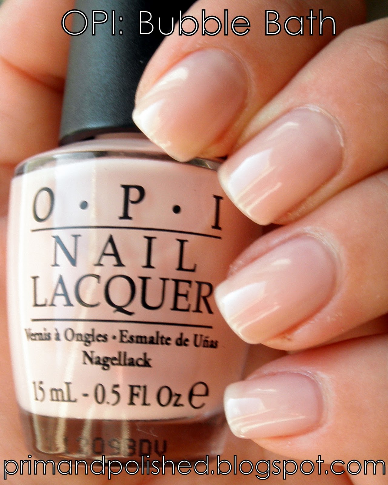 bubble bath pink nail polish