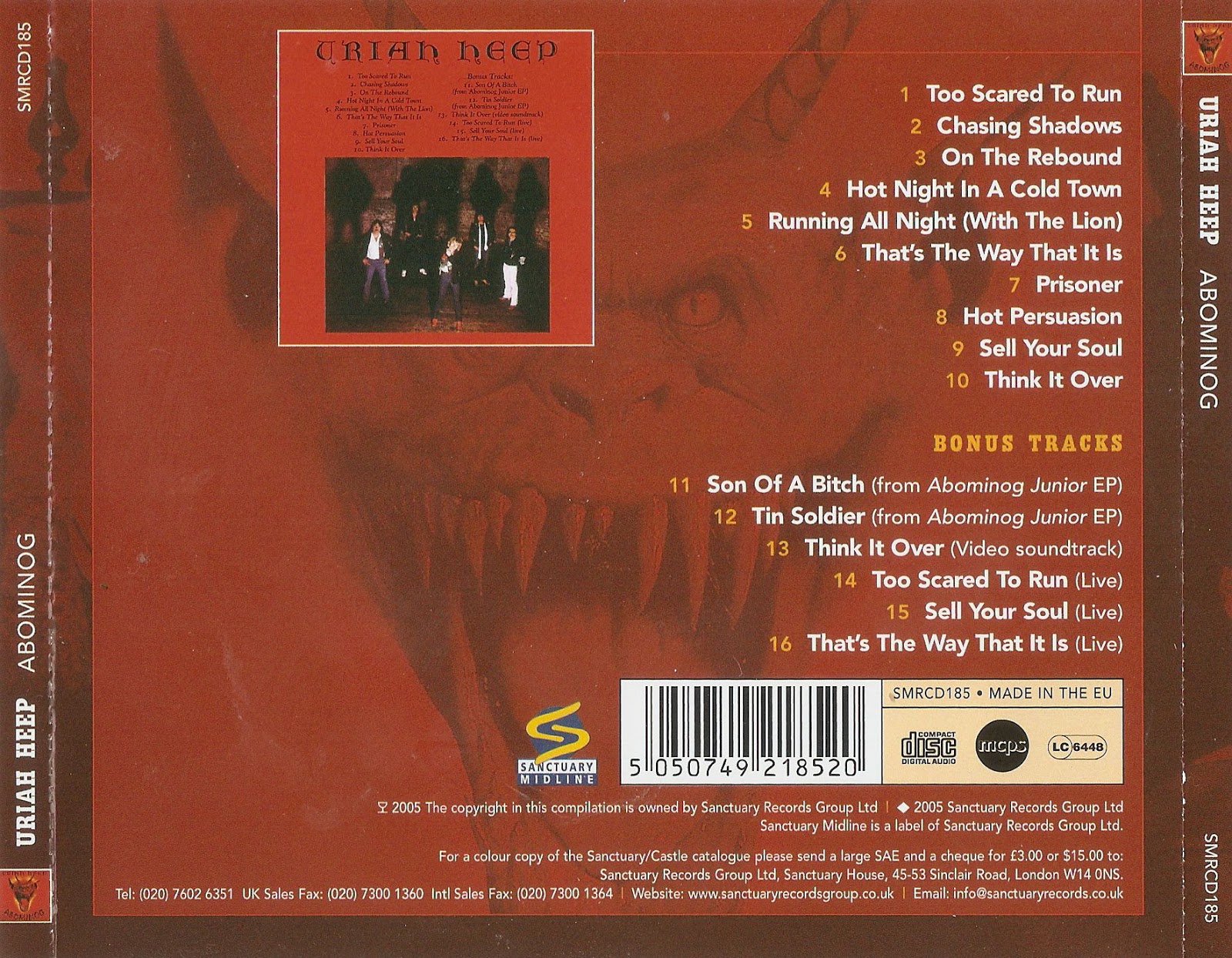 Classic Rock Covers Database Full Album Torrents Uriah Heep Abominog 1982