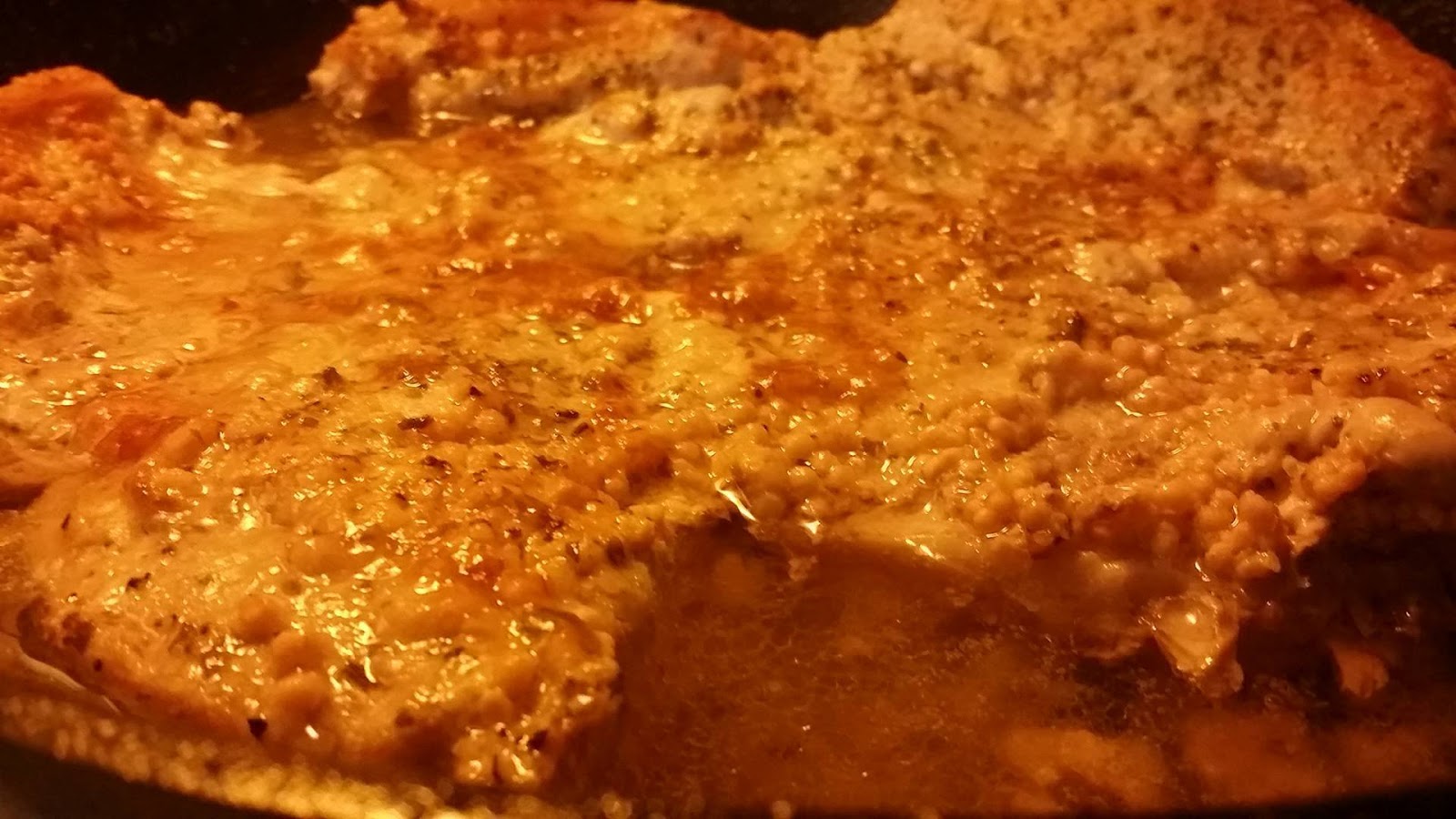 Oven bake mustard and parmesan pork chops Hippie Chic's Makings