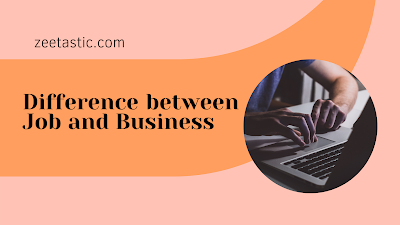 Difference between job and business