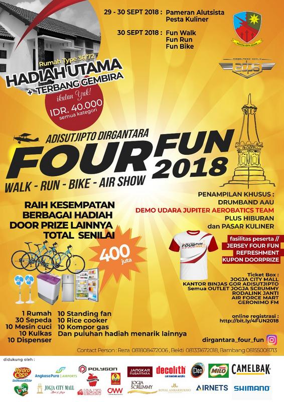 🔍 Adisutjipto Dirgantara Four Fun • 2018 Adisutjipto Dirgantara Four Fun • 2018