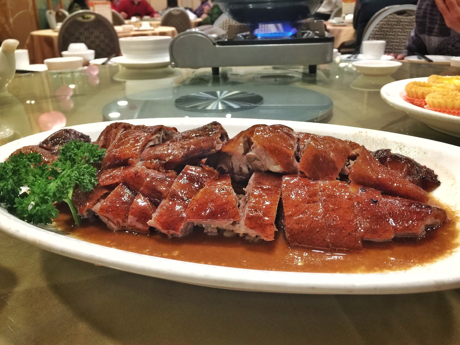Savory Roast Goose from Guangzhou, Crispy Skin, Tender Meat