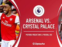 Prediksi Arsenal vs Crystal Palace 15 Januari 2021