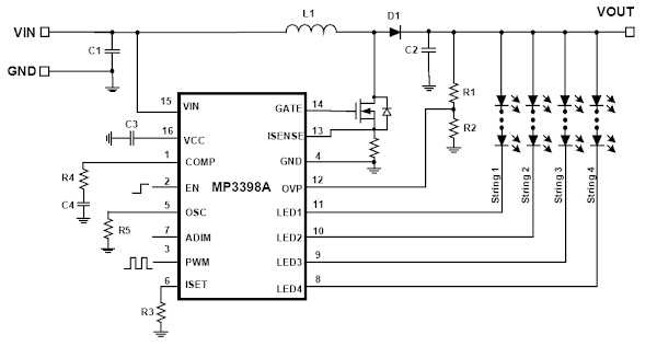 Zaenal Electronic: IC driver backlight Samsung UA43K5002AK, aslinya ...
