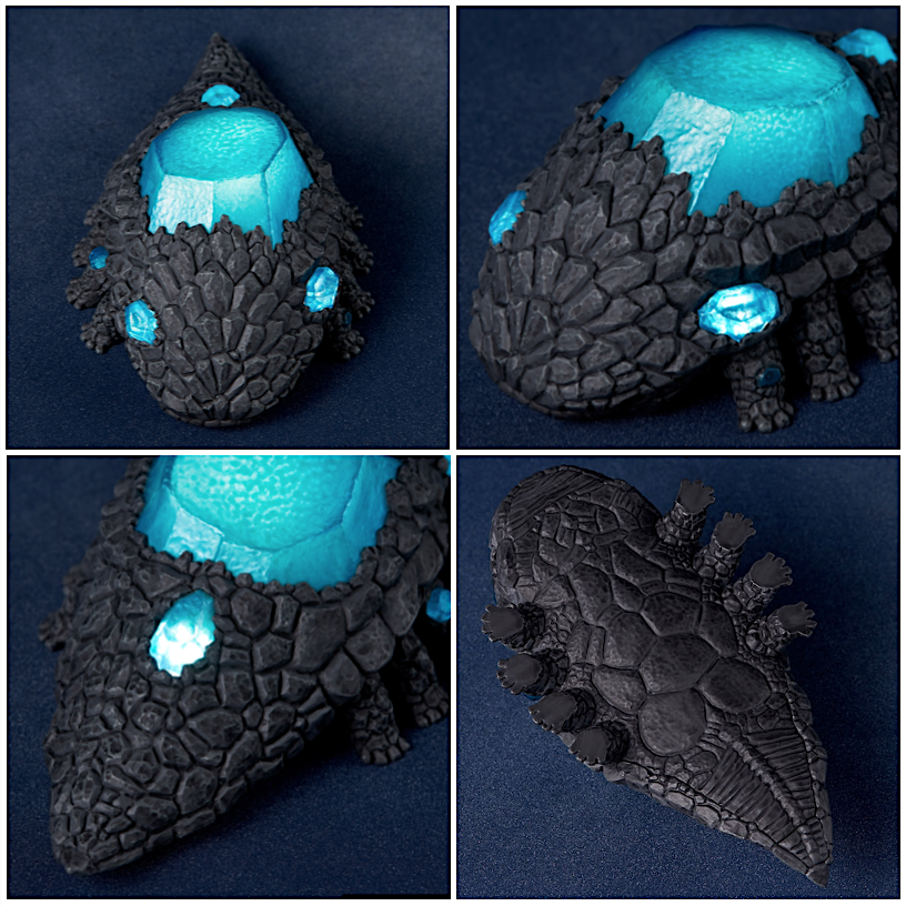 Sdcc Exclusive Darksouls Crystal Lizard 1 6 Scale Light Up Statue From Gecco