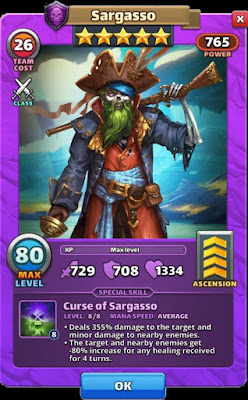 Captain Sargasso Empires and Puzzles Pirate Hero