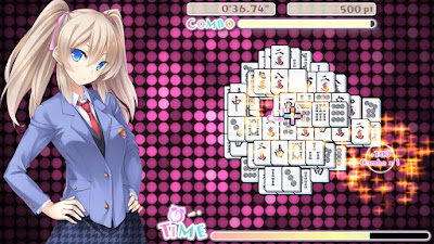 Delicious Pretty Girls Mahjong Solitaire Game Screenshot 5