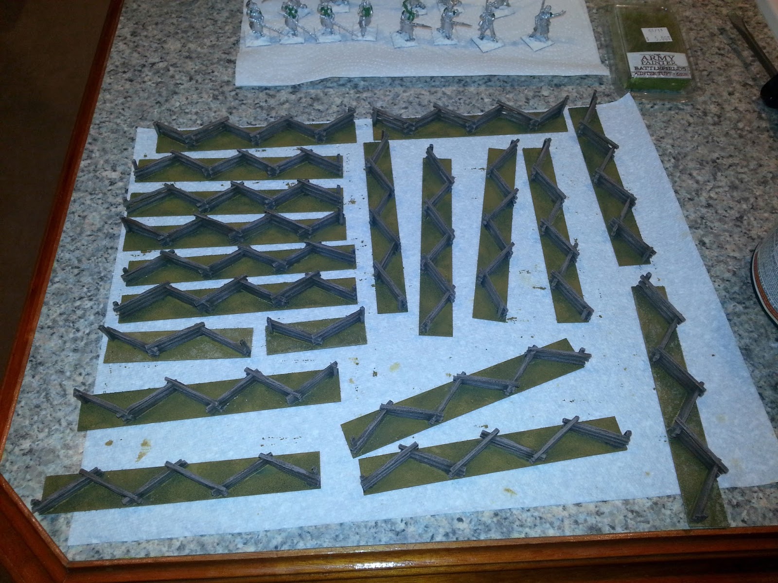 One of My Men Became Restless 15mm ACW Snake Rail Fence Tutorial