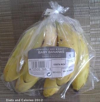 Bananas calories per ounce/carbs nutrition - applecalories.Com
