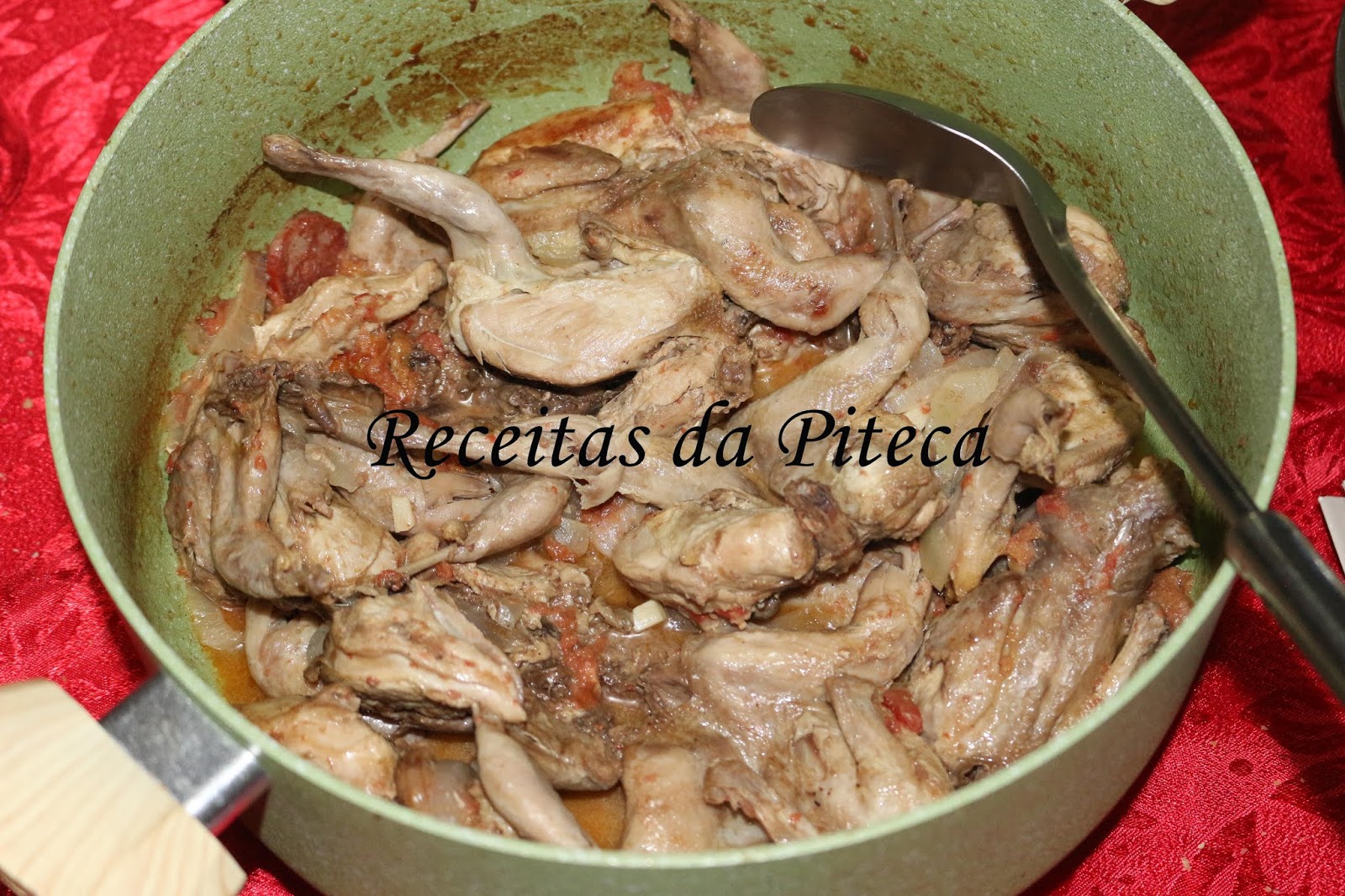 Codornizes estufadas | Receitas da Piteca