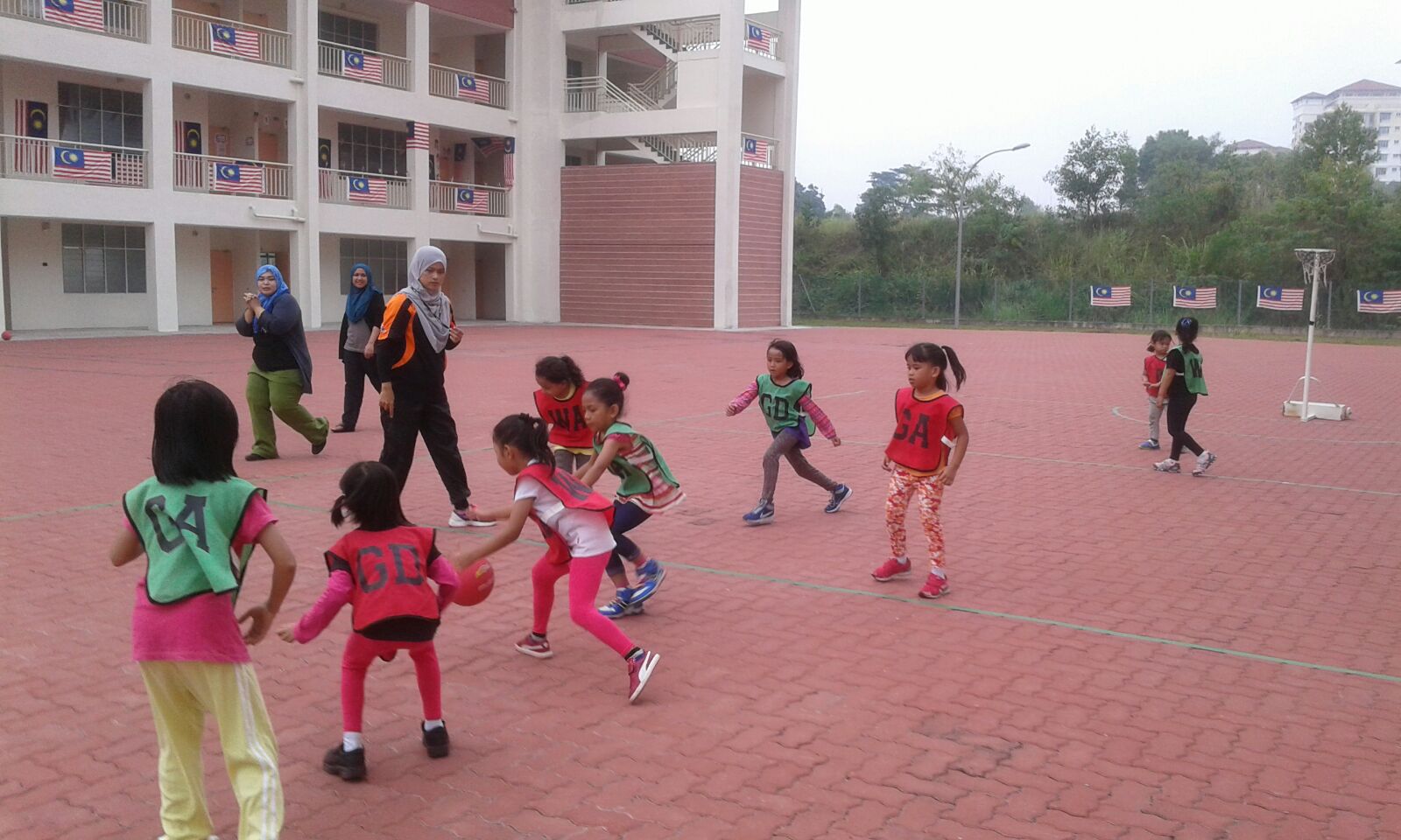 Latihan Bola Jaring Prasekolah