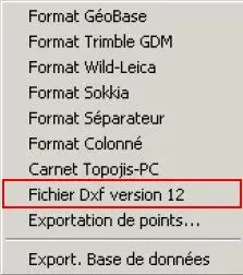 Formation, Covadis, Exportations, coordonnées, calculées, éditeur de GéoBases, Exportation carnet, menu Cov.Calculs, fichier avec séparateur, fichier colonné, format Topojis, format Wild Leica, format Sokkia, Geotronics, Spectra Precision, topographie terrain, carnet