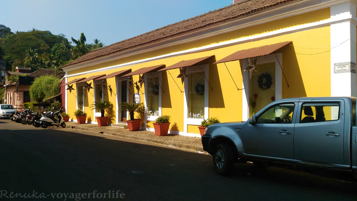 The vivid buildings of Fontainhas, Panjim