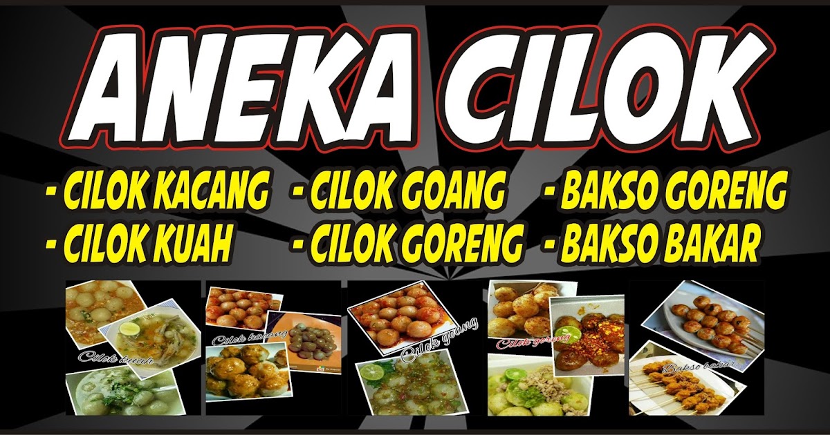 Contoh Spanduk Cilok  KARYAKU