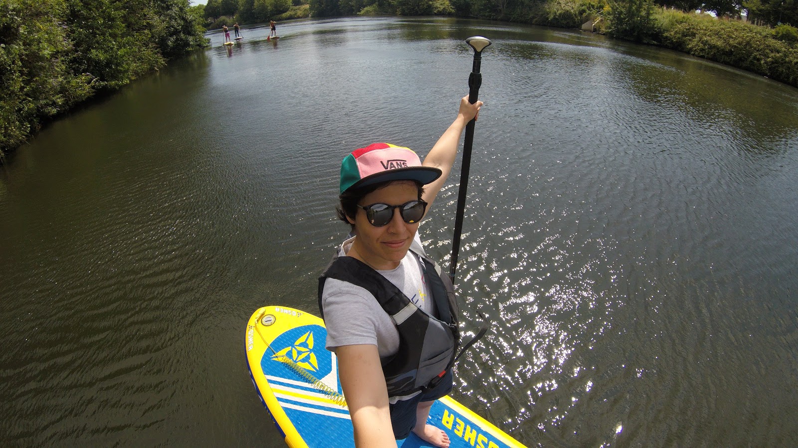 Side Street Style Standup Paddleboarding in Cardiff Bay with Letzshare