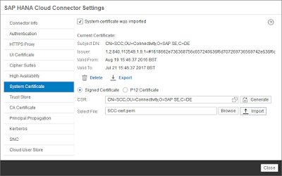 Secure your HANA Cloud Connector with OpenSSL certificates – Part 2