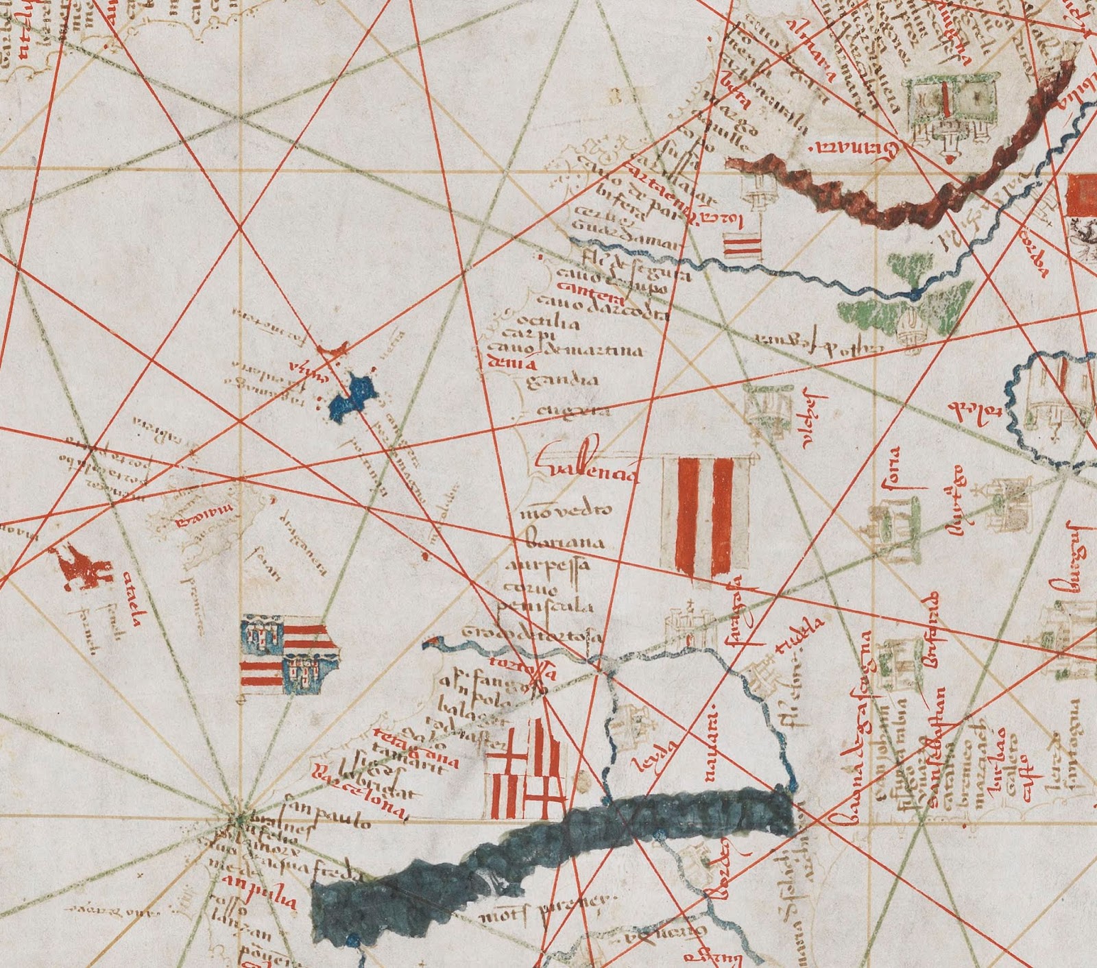 Dret Foral Civil Valencià Carta portolana de Angelino Dulcert (1339)