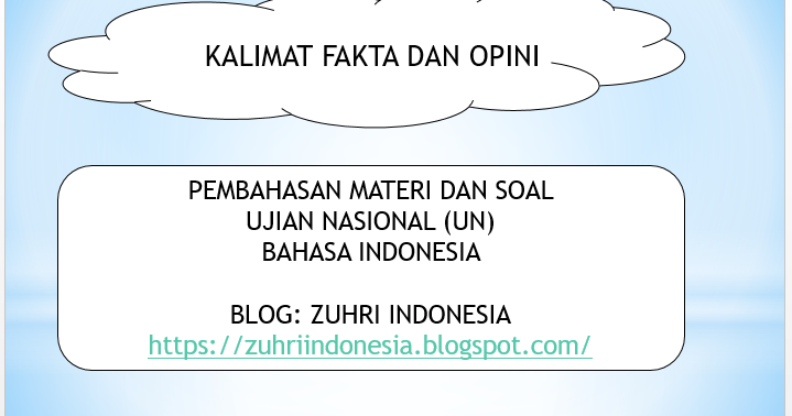 Powerpoint Soal Dan Pembahasan Kalimat Fakta Dan Opini Zuhri Indonesia