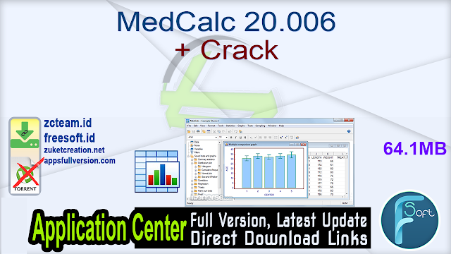 download medcalc 2x2