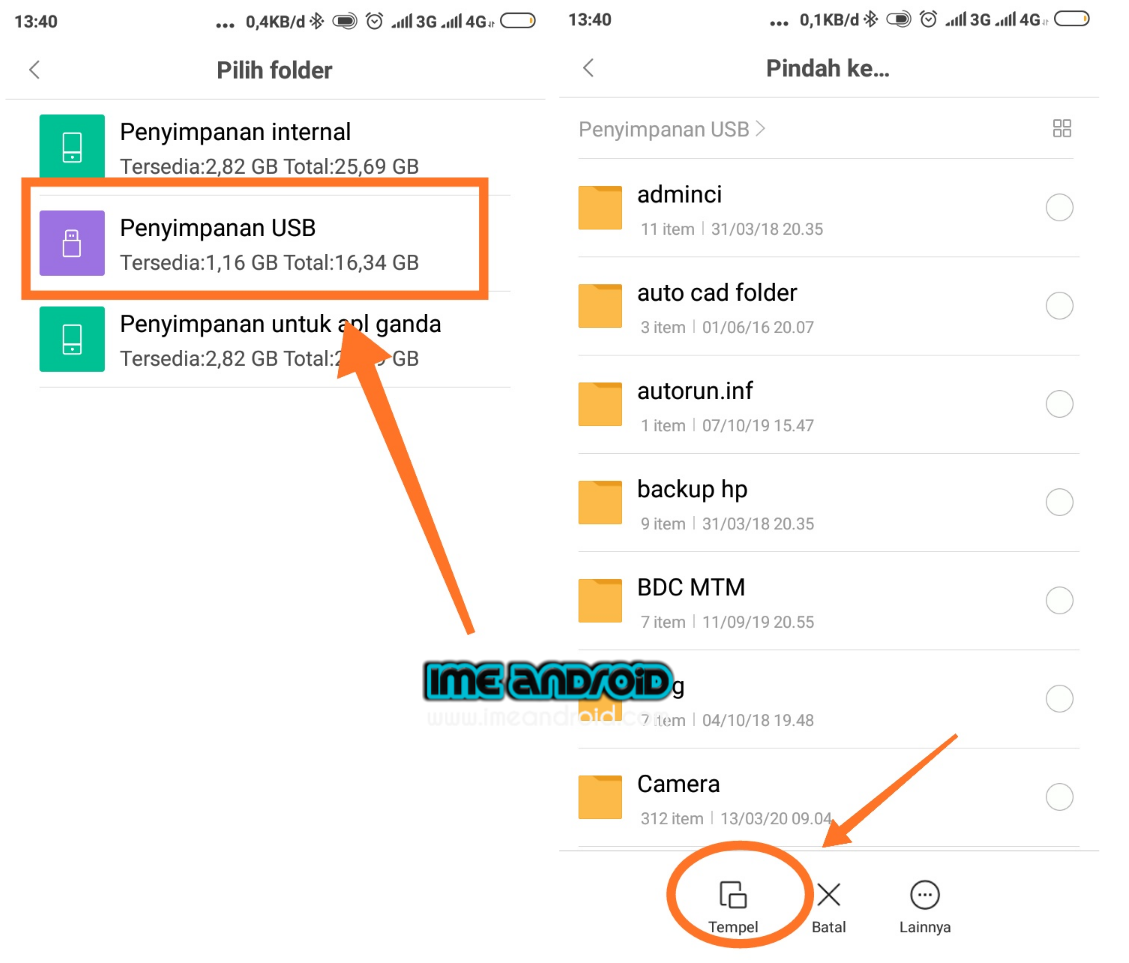 3 Cara Memindahkan File Lagu Foto Video Hp Ke Flashdisk Ime Android