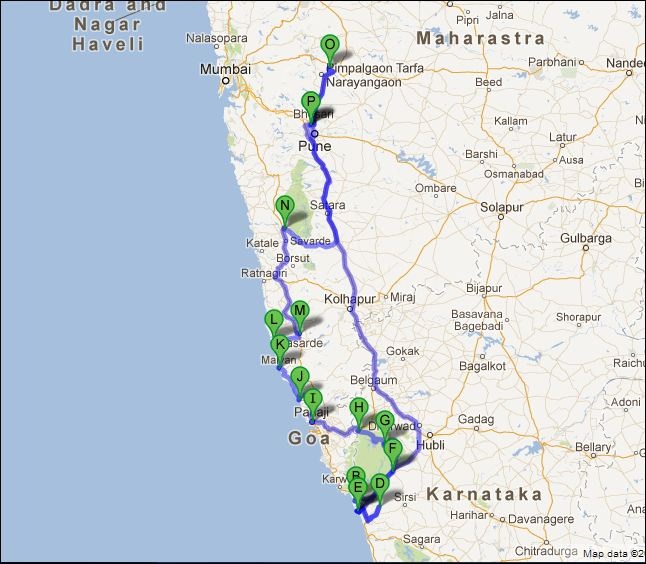 Gokarna Road To Gokarna Temple Distance The WritersHive: Gokarna - Pilgrim's Paradise At The Beaches Of Gokarna
