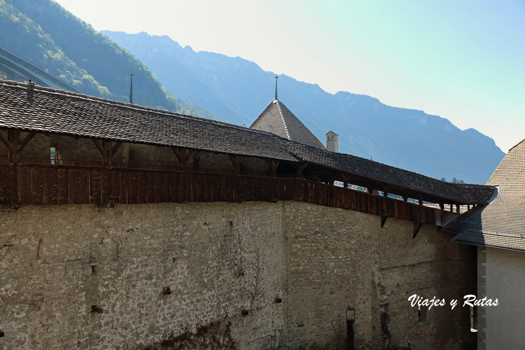 Pasarelas del castillo de Chillon