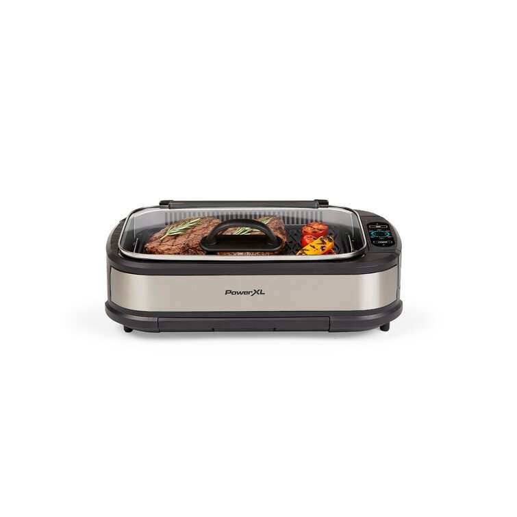 Review ﻿PowerXL Smokeless Grill Pro Stainless Electric Grills & Griddles